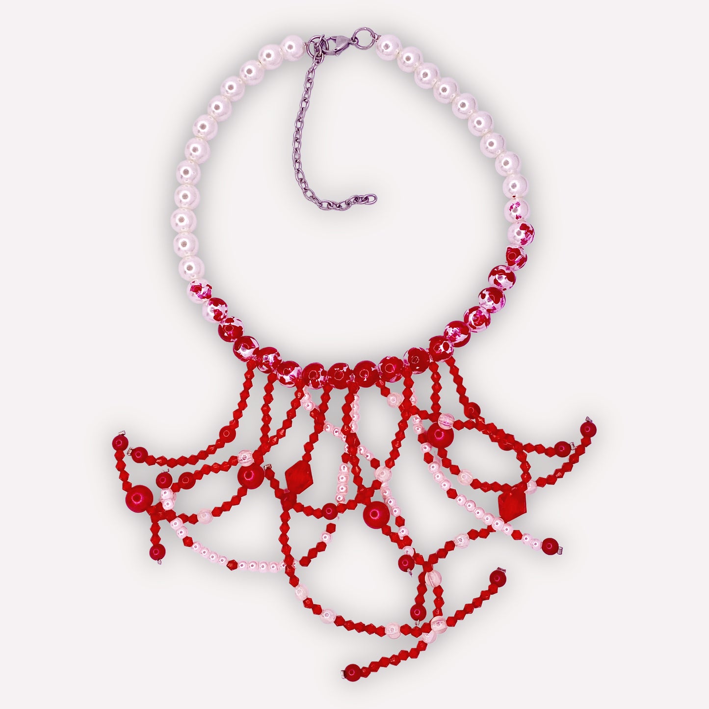 ★BLO0DY PEARL NECKLACE★