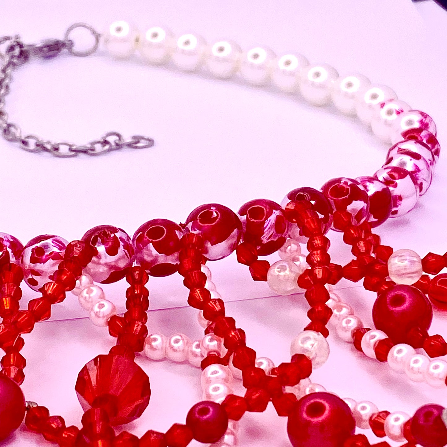★BLO0DY PEARL NECKLACE★