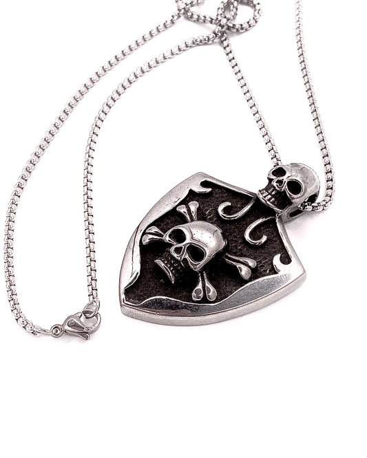 Collar Medalla de Calavera